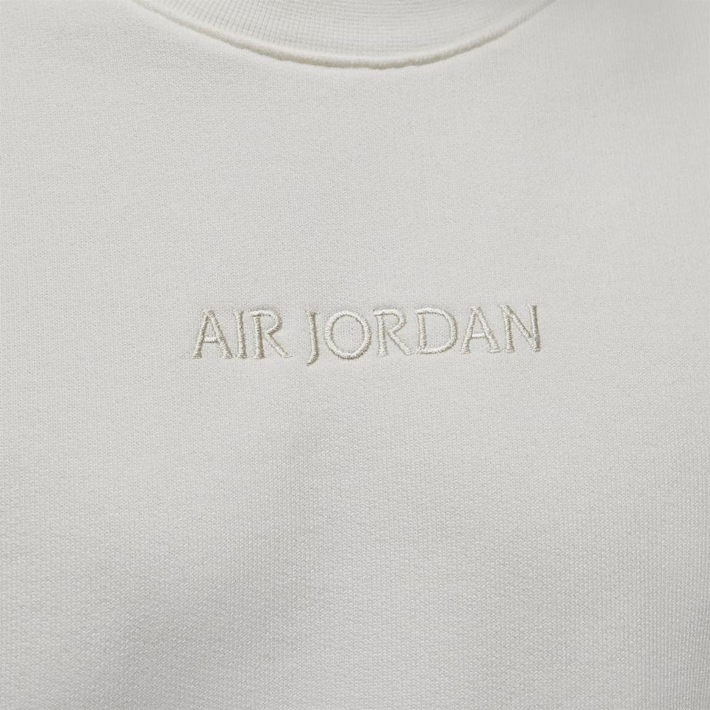 Air Jordan Wordmark Men&#039;s Fleece Crewneck Sweatshirt FJ7788-133