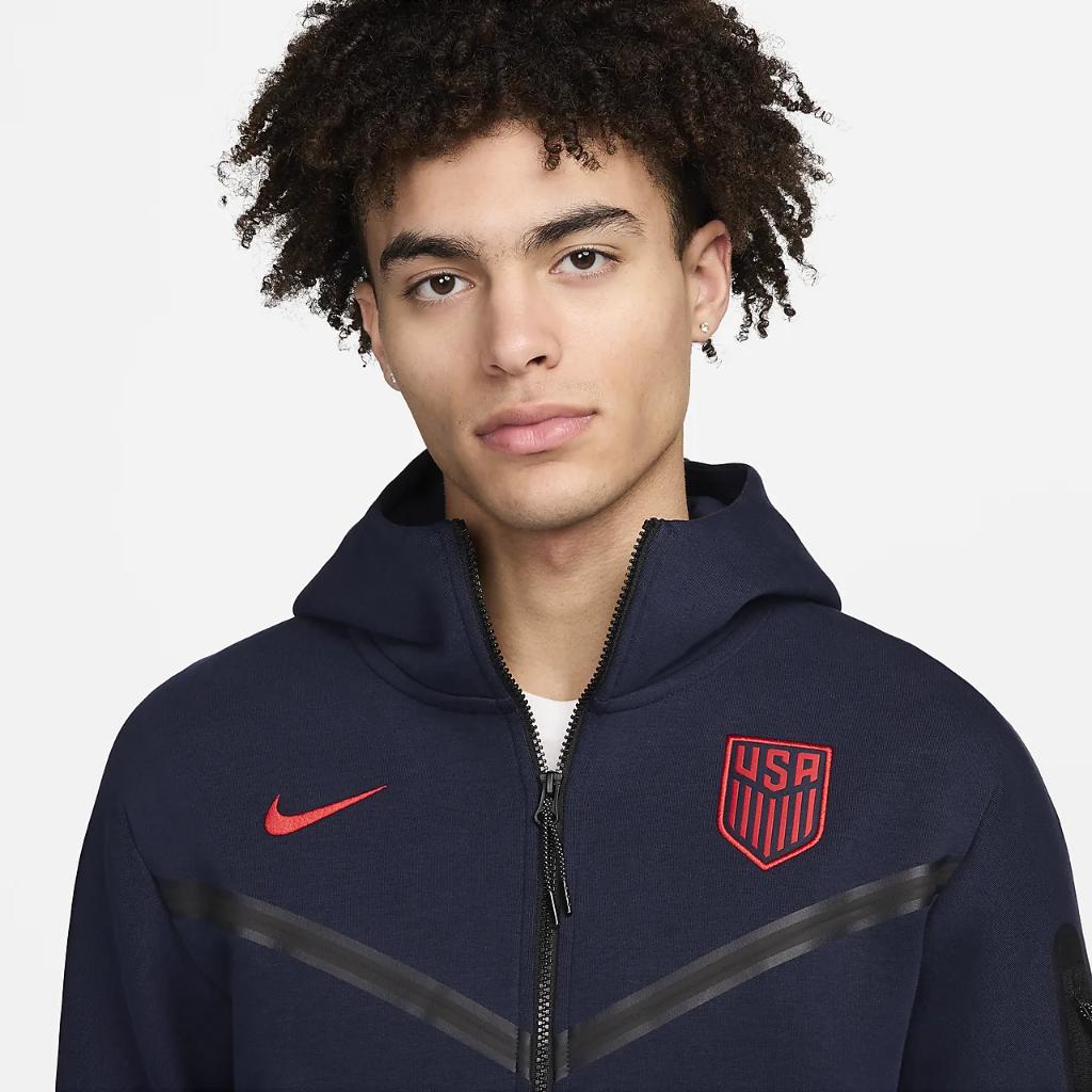 USMNT Tech Fleece Windrunner Men&#039;s Nike Soccer Full-Zip Hoodie FJ8161-451