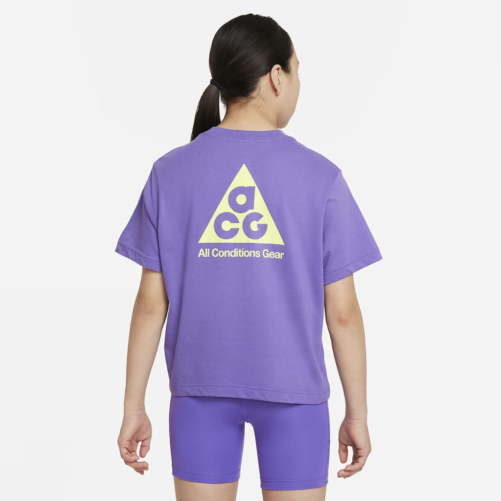 Nike ACG Big Kids&#039; (Girls&#039;) T-Shirt FJ9552-540
