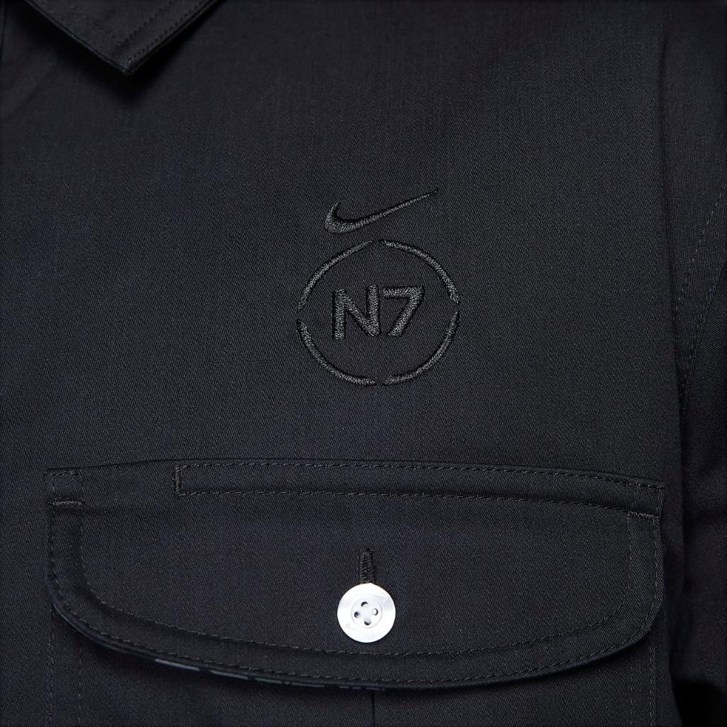 Nike SB N7 Long-Sleeve Woven Button-Up Shirt FN0493-010