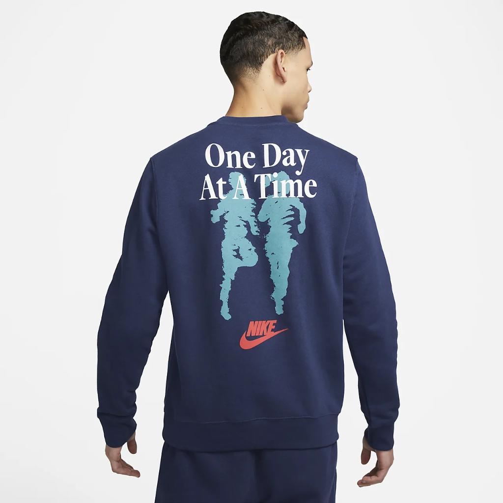Nike Sportswear Club Fleece Men&#039;s Crew-Neck Sweatshirt FN1486-410