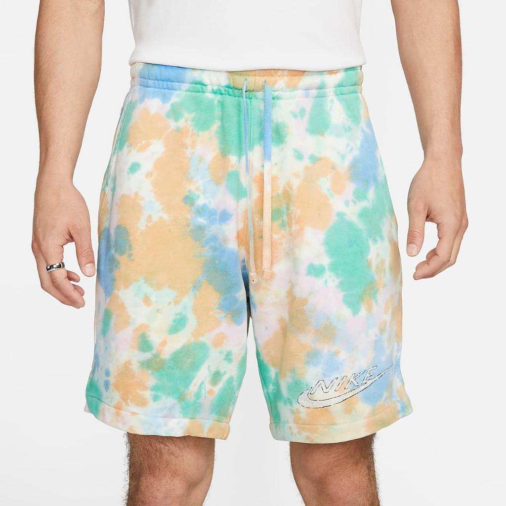 Nike Sportswear Club+ Men&#039;s French Terry Bold-Dye Shorts FN1840-406