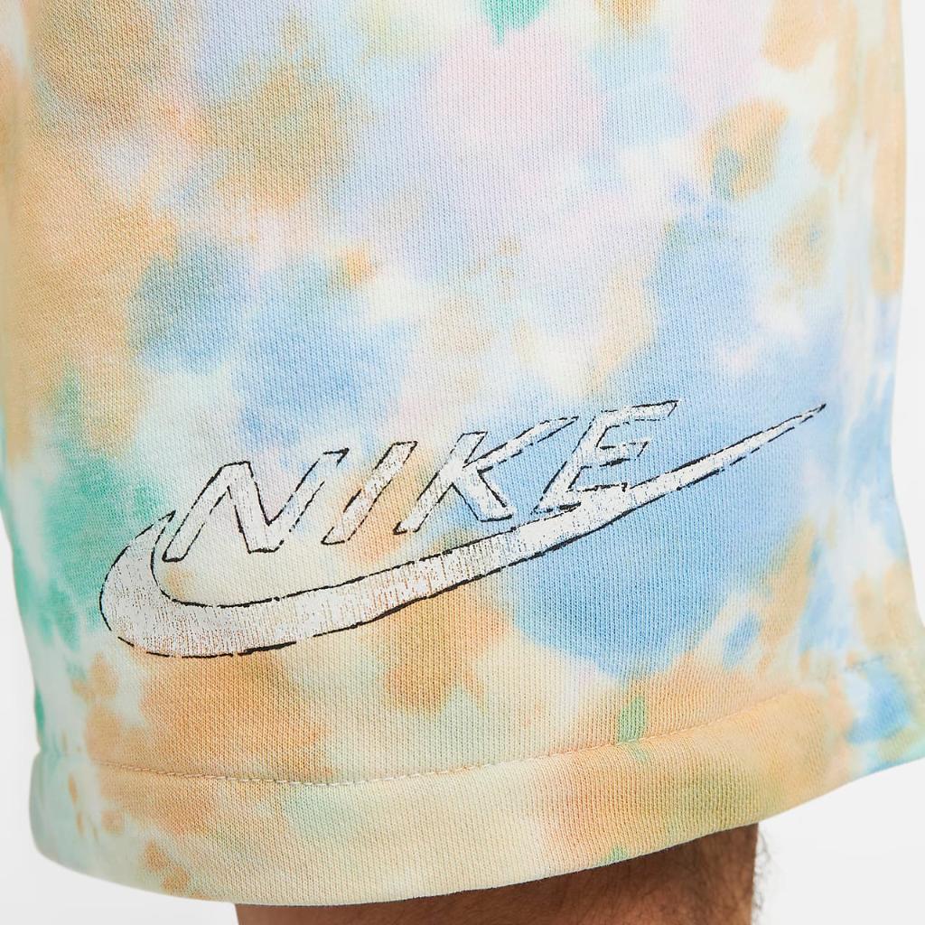 Nike Sportswear Club+ Men&#039;s French Terry Bold-Dye Shorts FN1840-406