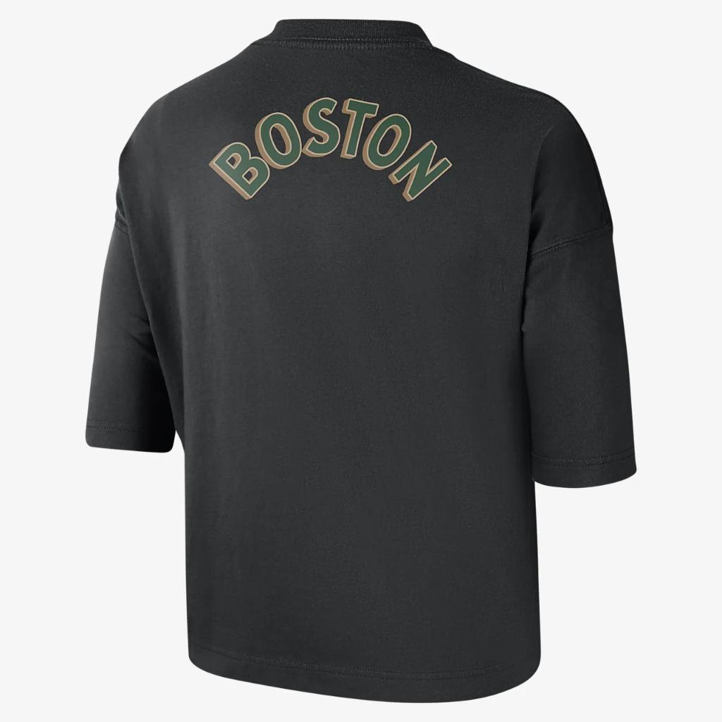 Boston Celtics 2023/24 City Edition Women&#039;s Nike NBA Courtside Boxy T-Shirt FN2104-010