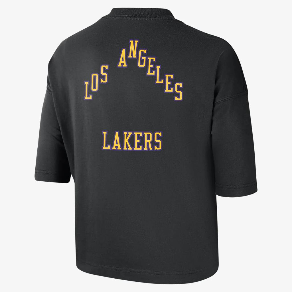 Los Angeles Lakers 2023/24 City Edition Women&#039;s Nike NBA Courtside Boxy T-Shirt FN2113-010