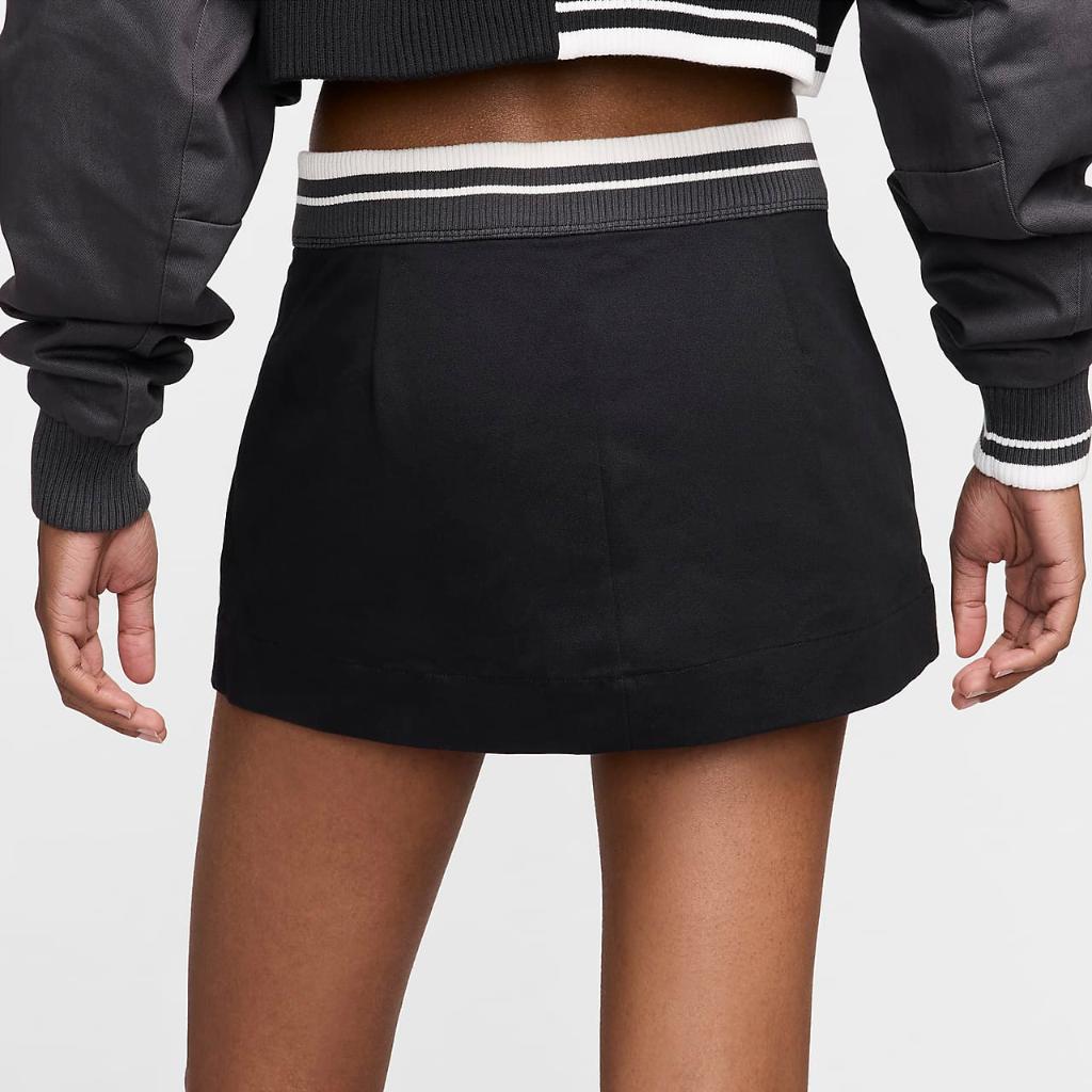 Nike Sportswear Women&#039;s Low-Rise Canvas Mini Skirt FN2237-010