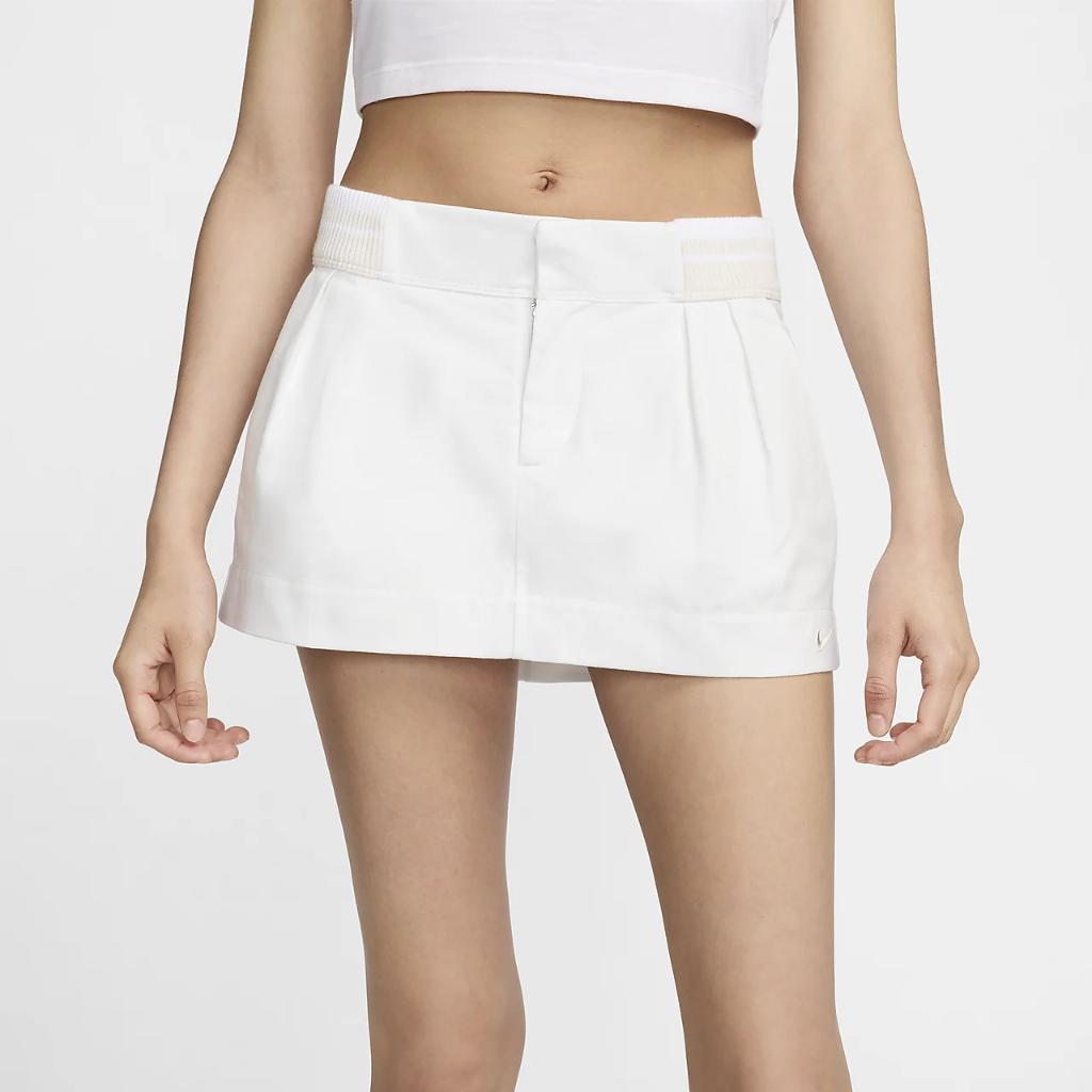 Nike Sportswear Women&#039;s Low-Rise Canvas Mini Skirt FN2237-121