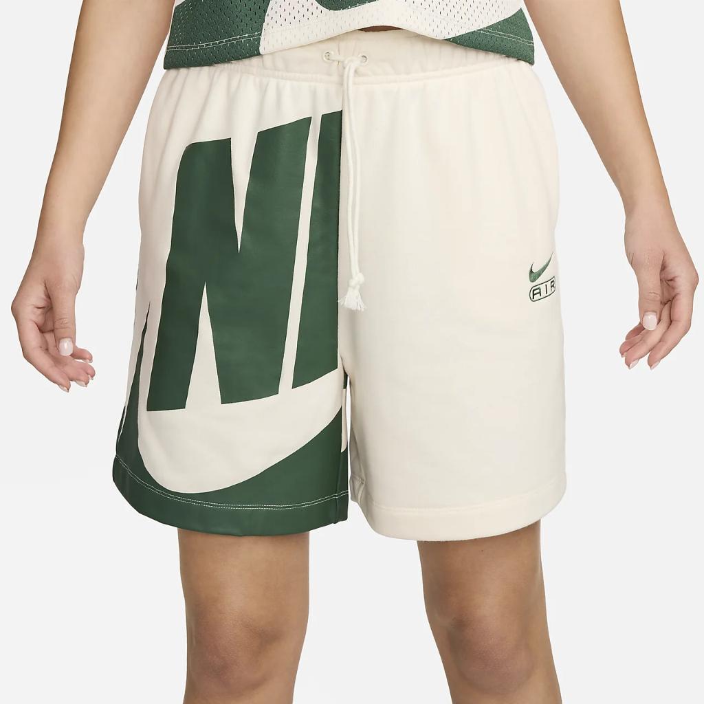Nike Air Women&#039;s Mid-Rise 6&quot; French Terry Shorts FN2246-110