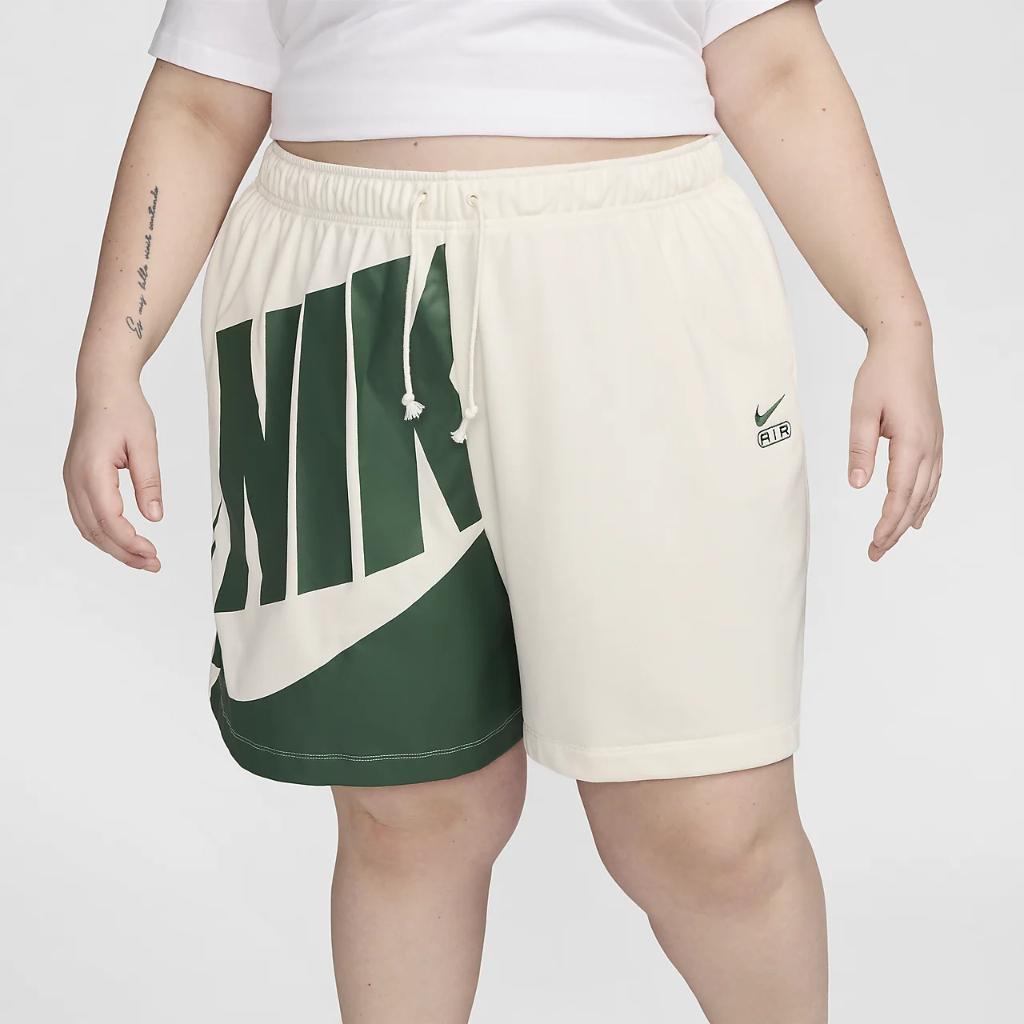 Nike Air Women&#039;s Mid-Rise 6&quot; French Terry Shorts (Plus Size) FN2248-110