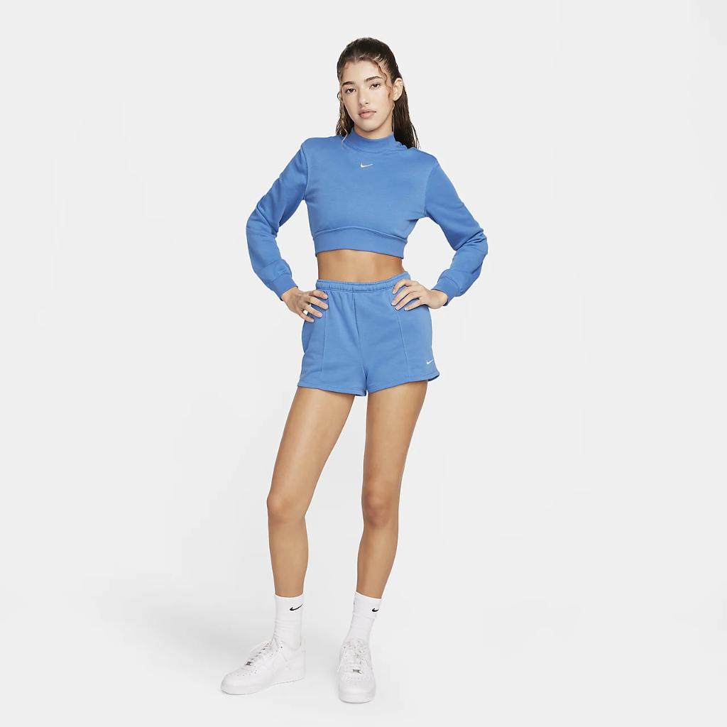 Nike Sportswear Chill Terry Women&#039;s High-Waisted Slim 2&quot; French Terry Shorts FN2455-402