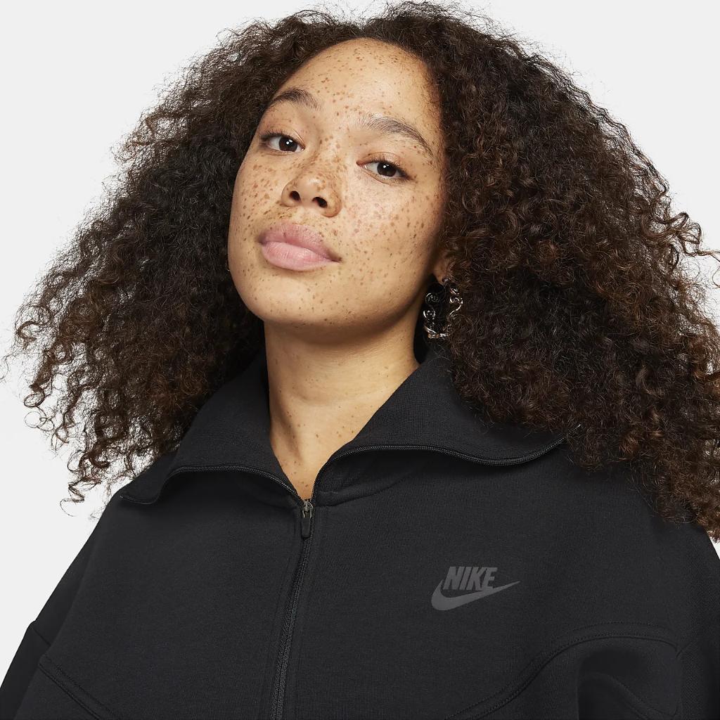 Nike Sportswear Tech Fleece Women&#039;s Loose Full-Zip Track Jacket FN2523-010