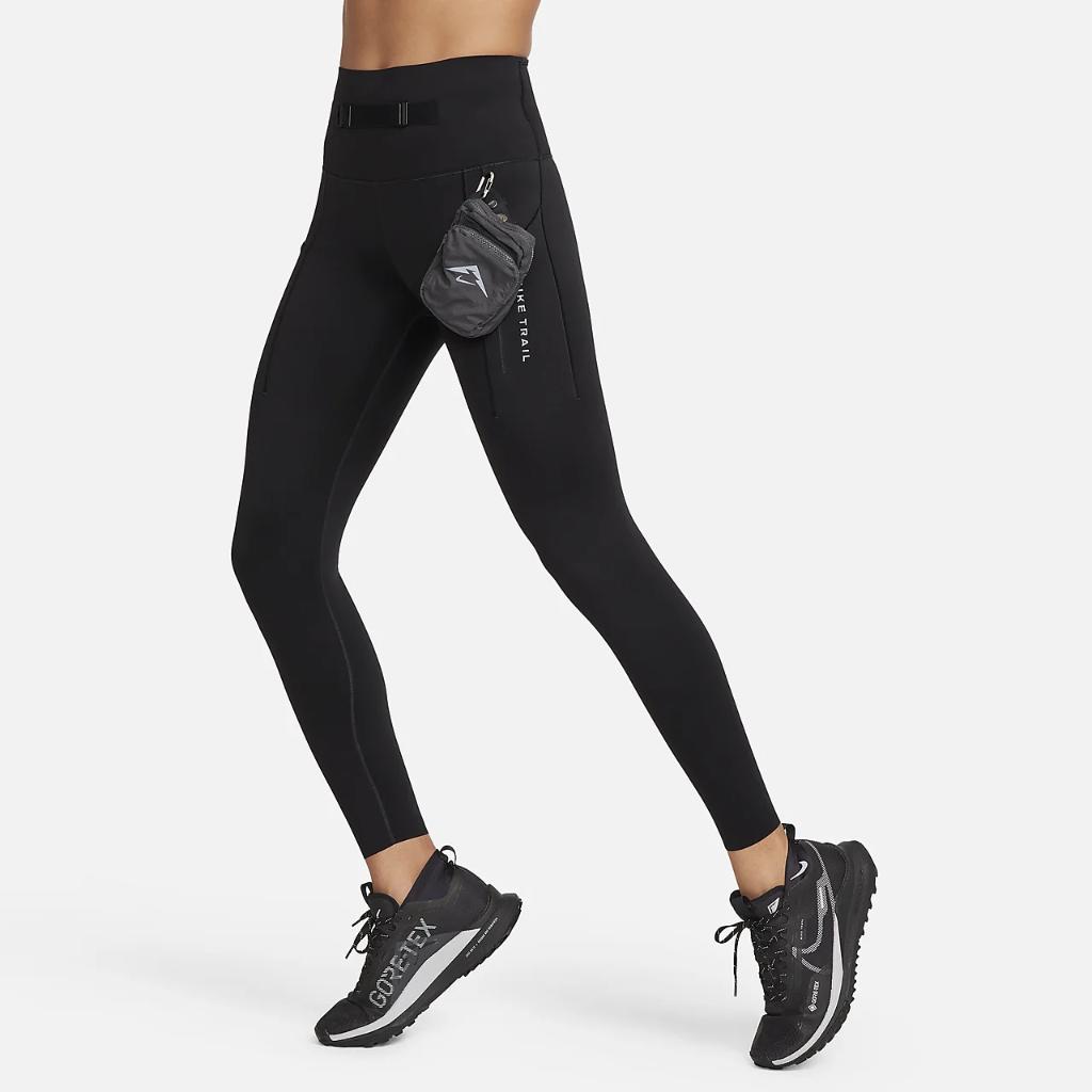 Nike Trail Go Women&#039;s Firm-Support High-Waisted 7/8 Leggings with Pockets FN2664-010