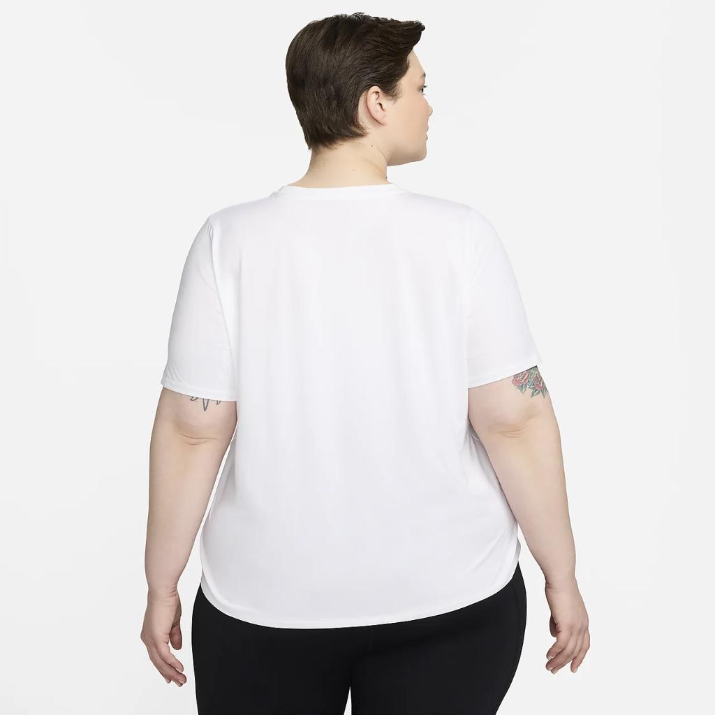 Nike One Classic Women&#039;s Dri-FIT Short-Sleeve Top (Plus Size) FN2800-100