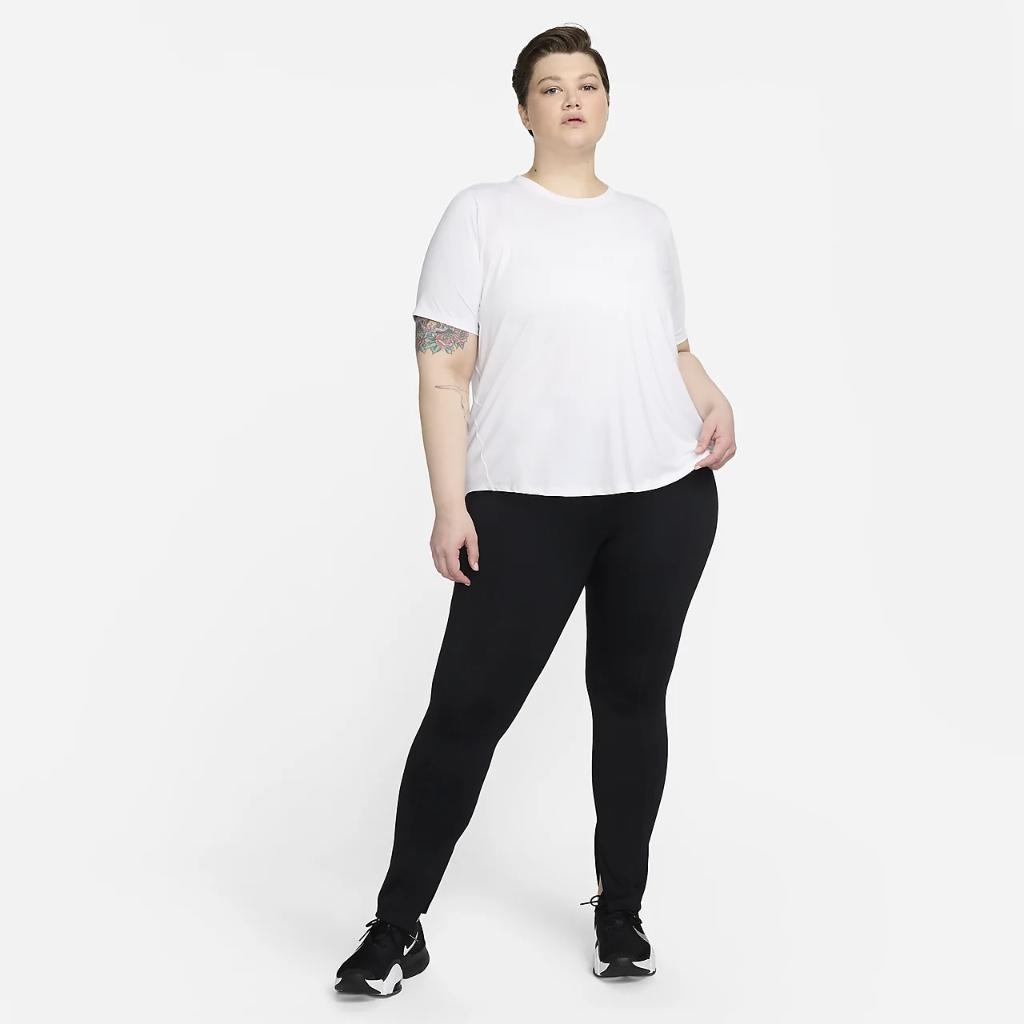 Nike One Classic Women&#039;s Dri-FIT Short-Sleeve Top (Plus Size) FN2800-100