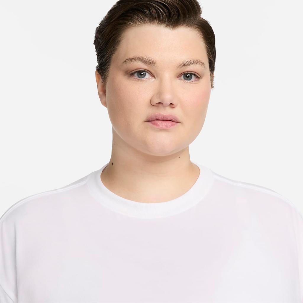 Nike One Relaxed Women&#039;s Dri-FIT Short-Sleeve Top (Plus Size) FN2816-100