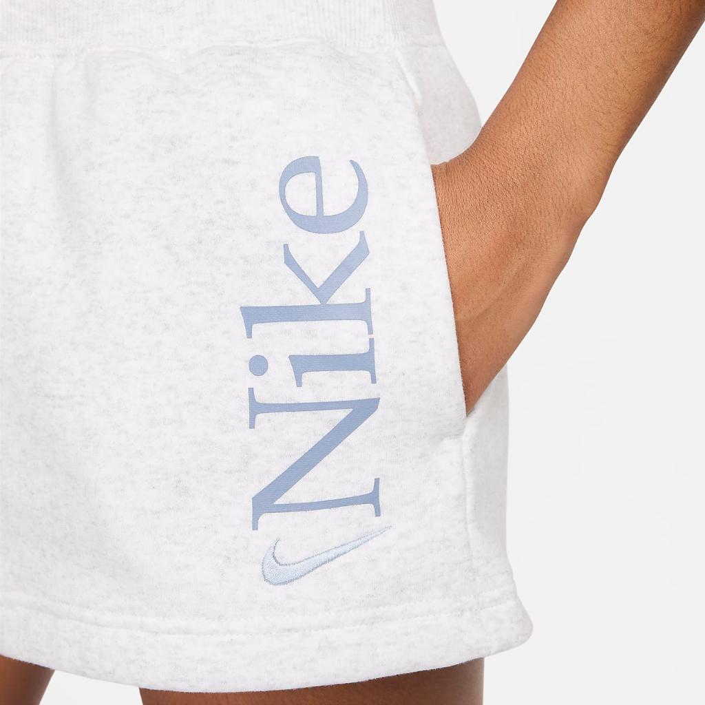 Nike Sportswear Phoenix Fleece Women&#039;s Loose High-Waisted 2&quot; Logo Shorts FN2821-051
