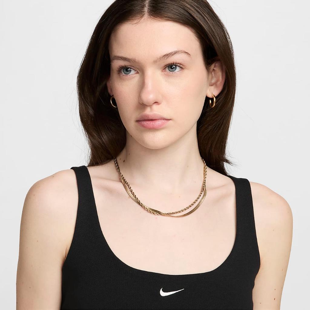 Nike Sportswear Chill Terry Women&#039;s Slim French Terry Cropped Tank FN2832-010