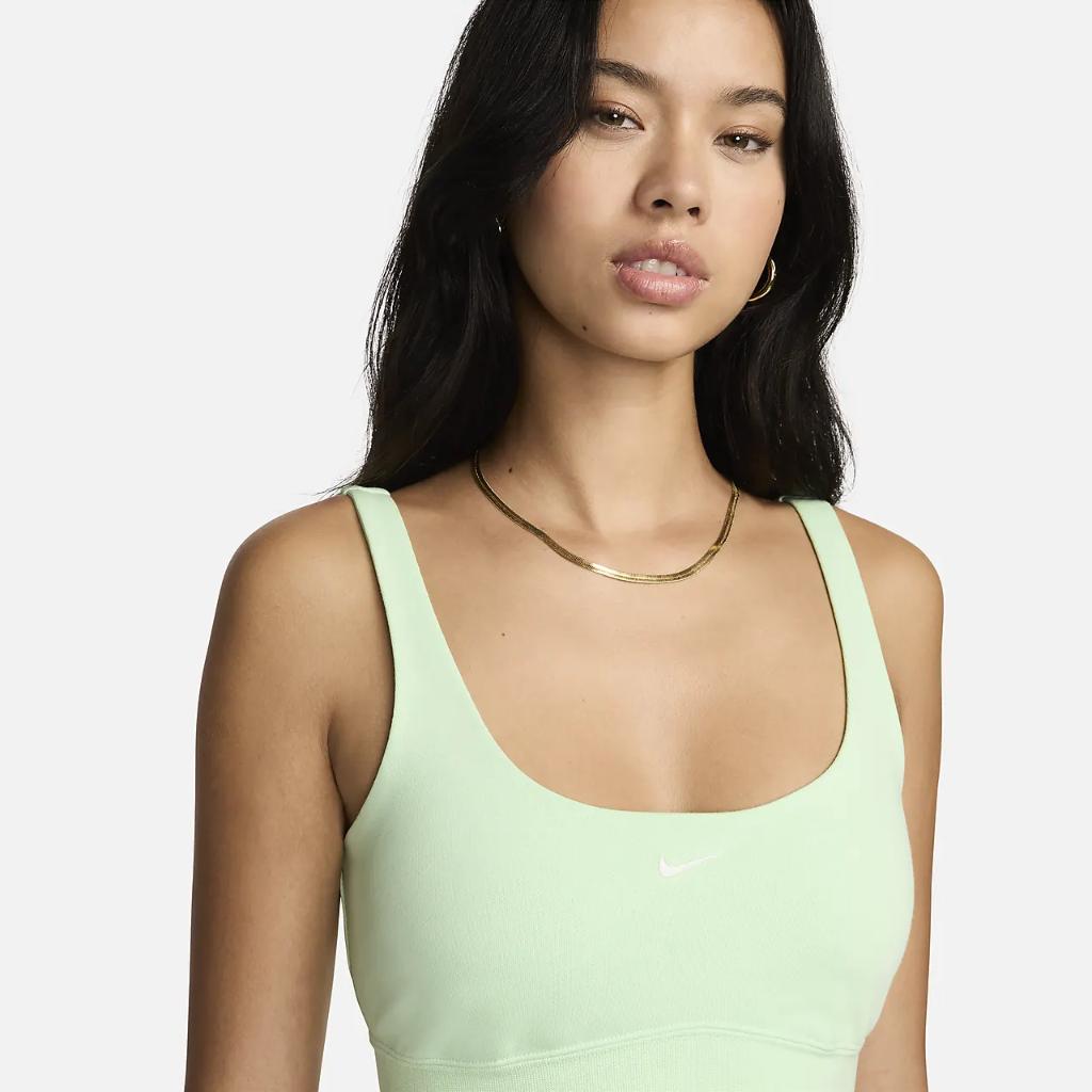 Nike Sportswear Chill Terry Women&#039;s Slim French Terry Cropped Tank FN2832-376