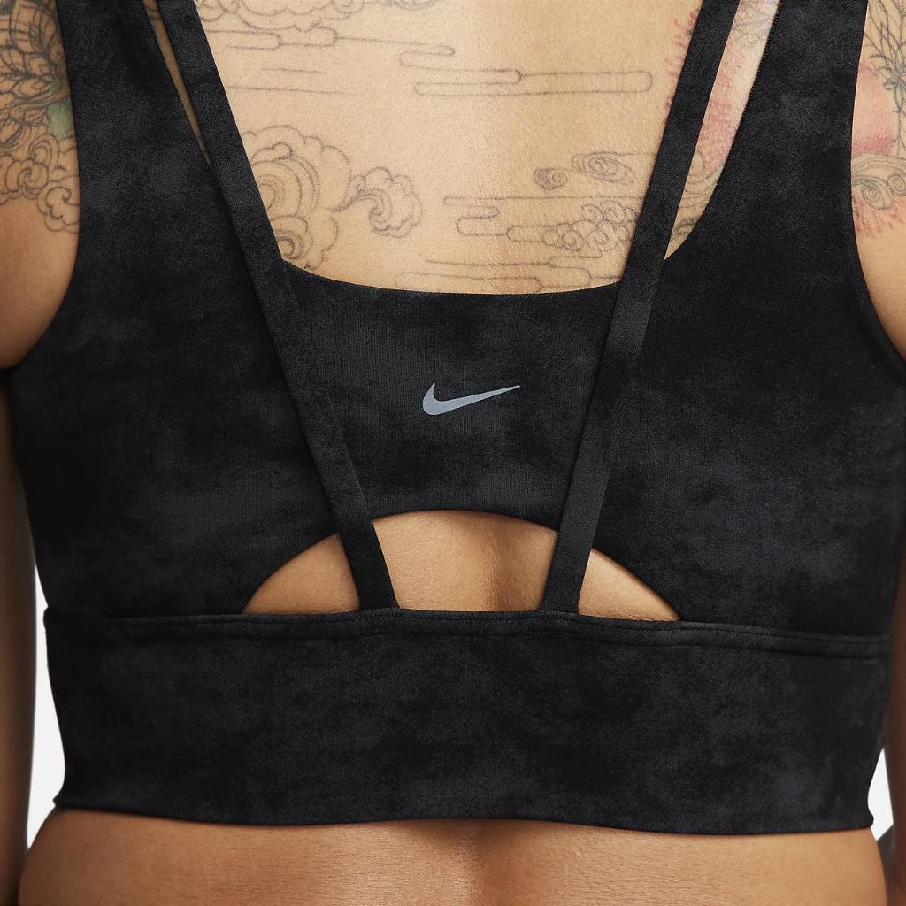 Nike Zenvy Tie-Dye Women&#039;s Medium-Support Padded Longline Sports Bra FN2914-010