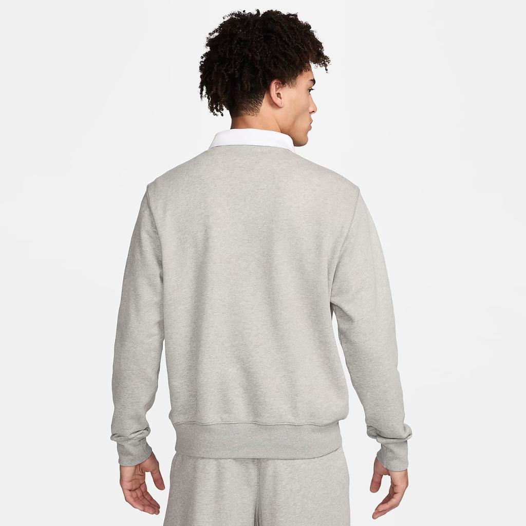 Nike Club Fleece Men&#039;s Long-Sleeve Fleece Polo FN3112-063