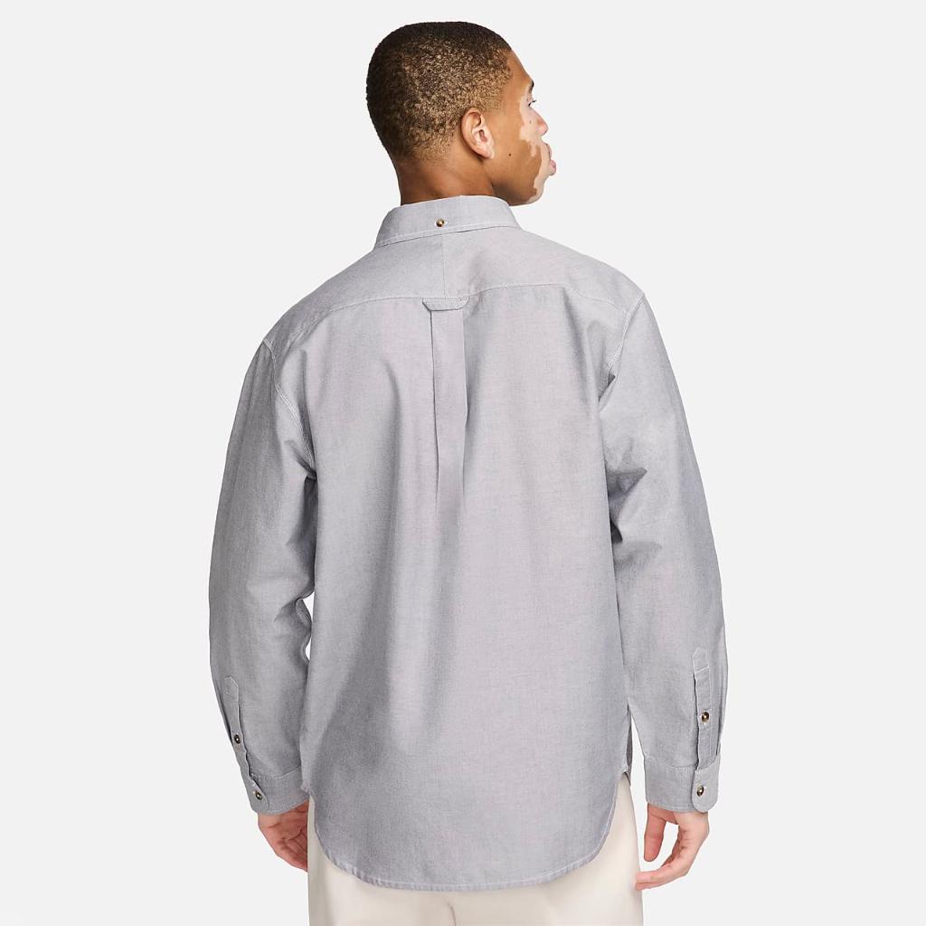 Nike Life Men&#039;s Long-Sleeve Oxford Button-Down Shirt FN3125-102