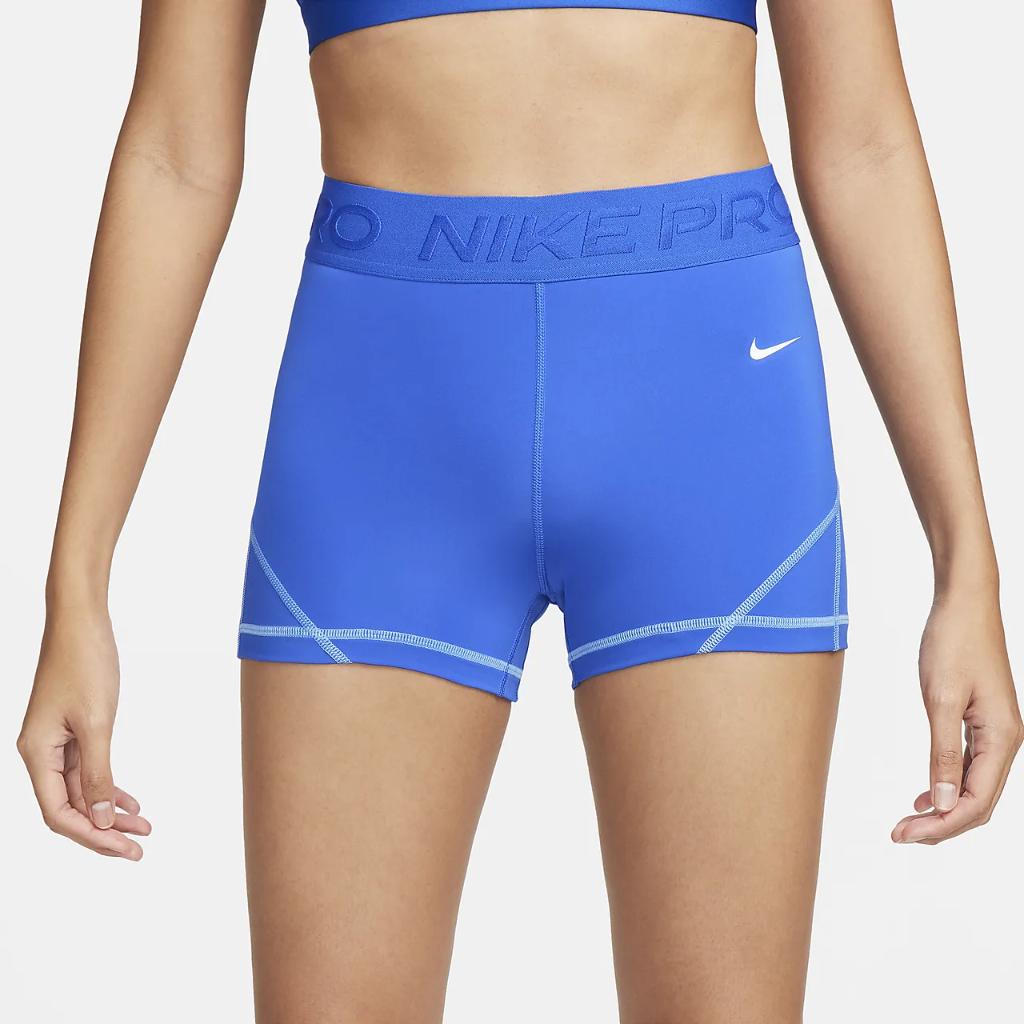Nike Pro Women&#039;s Mid-Rise 3&quot; Shorts FN3136-405