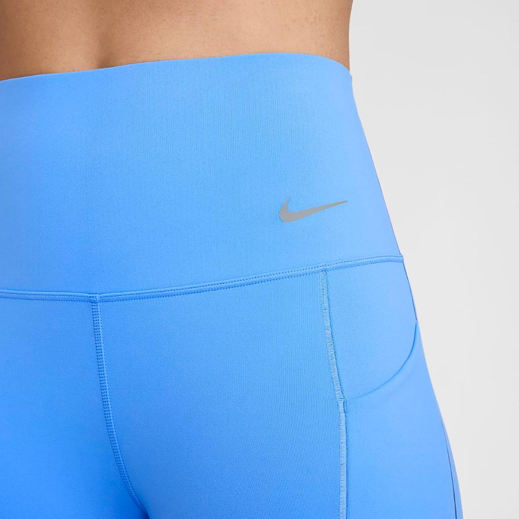 Nike Universa Women&#039;s Medium-Support High-Waisted 5&quot; Biker Shorts with Pockets FN3151-412