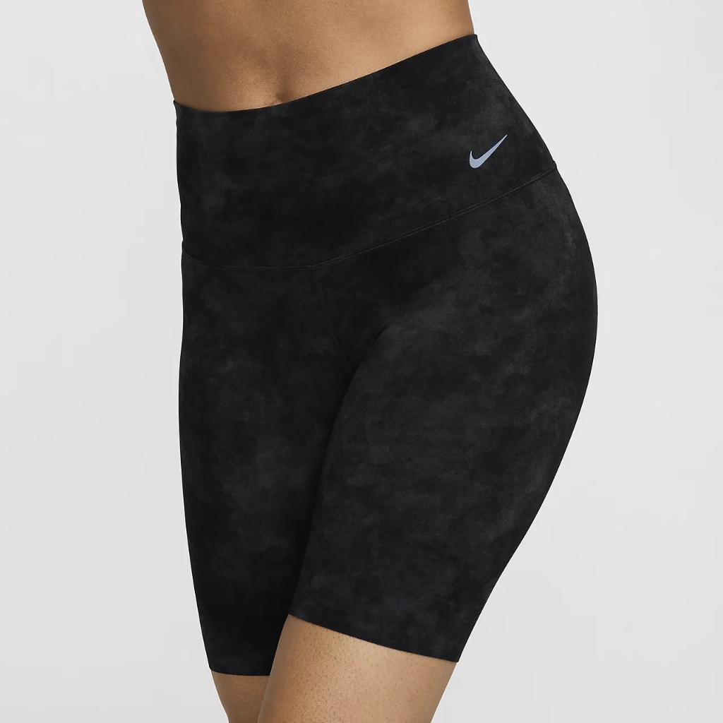 Nike Zenvy Tie-Dye Women&#039;s Gentle-Support High-Waisted 8&quot; Biker Shorts FN3159-010