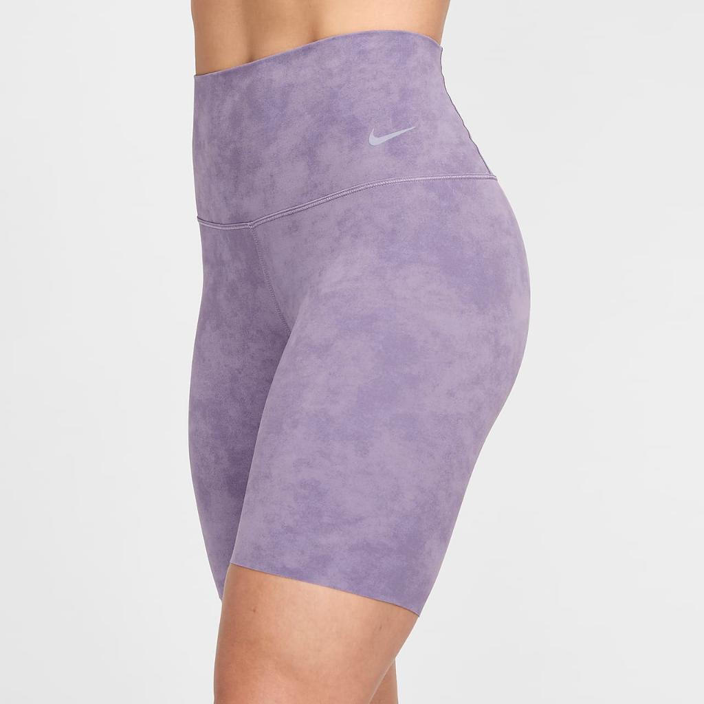 Nike Zenvy Tie-Dye Women&#039;s Gentle-Support High-Waisted 8&quot; Biker Shorts FN3159-509