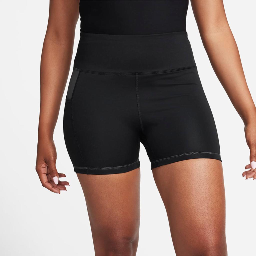 Nike Dri-FIT SE Women&#039;s High-Waisted 4&quot; Shorts with Pockets FN3163-010