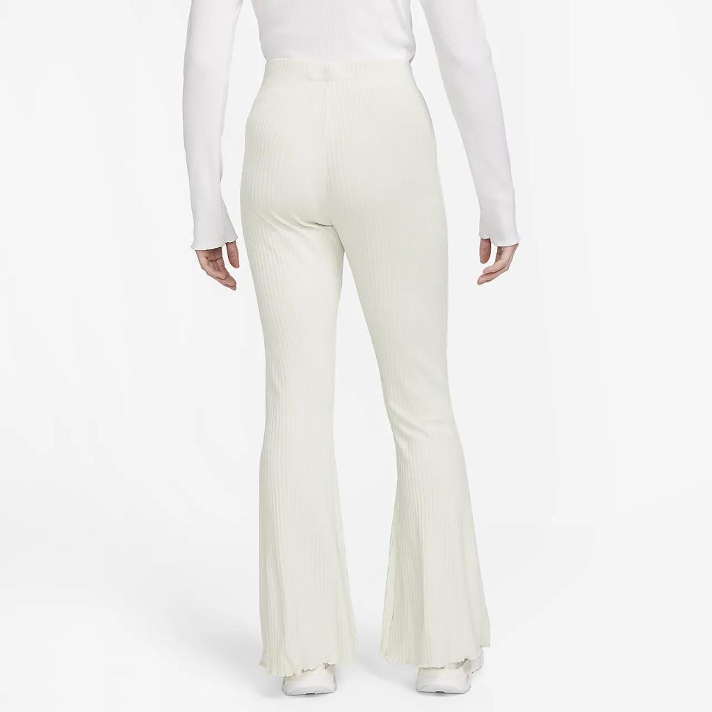 Nike Sportswear Women&#039;s High-Waisted Full-Length Ribbed Jersey Pants FN3169-020
