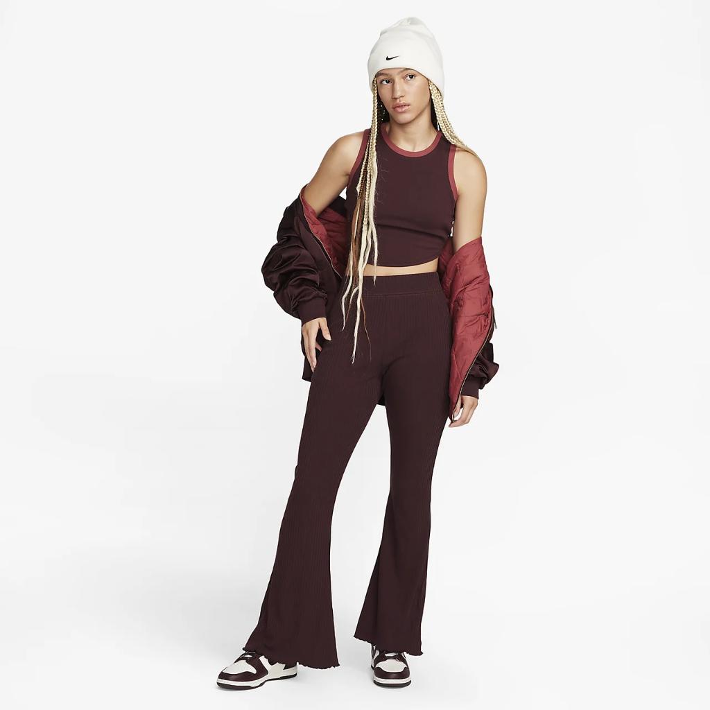 Nike Sportswear Essentials Women&#039;s Ribbed Cropped Tank FN3170-652