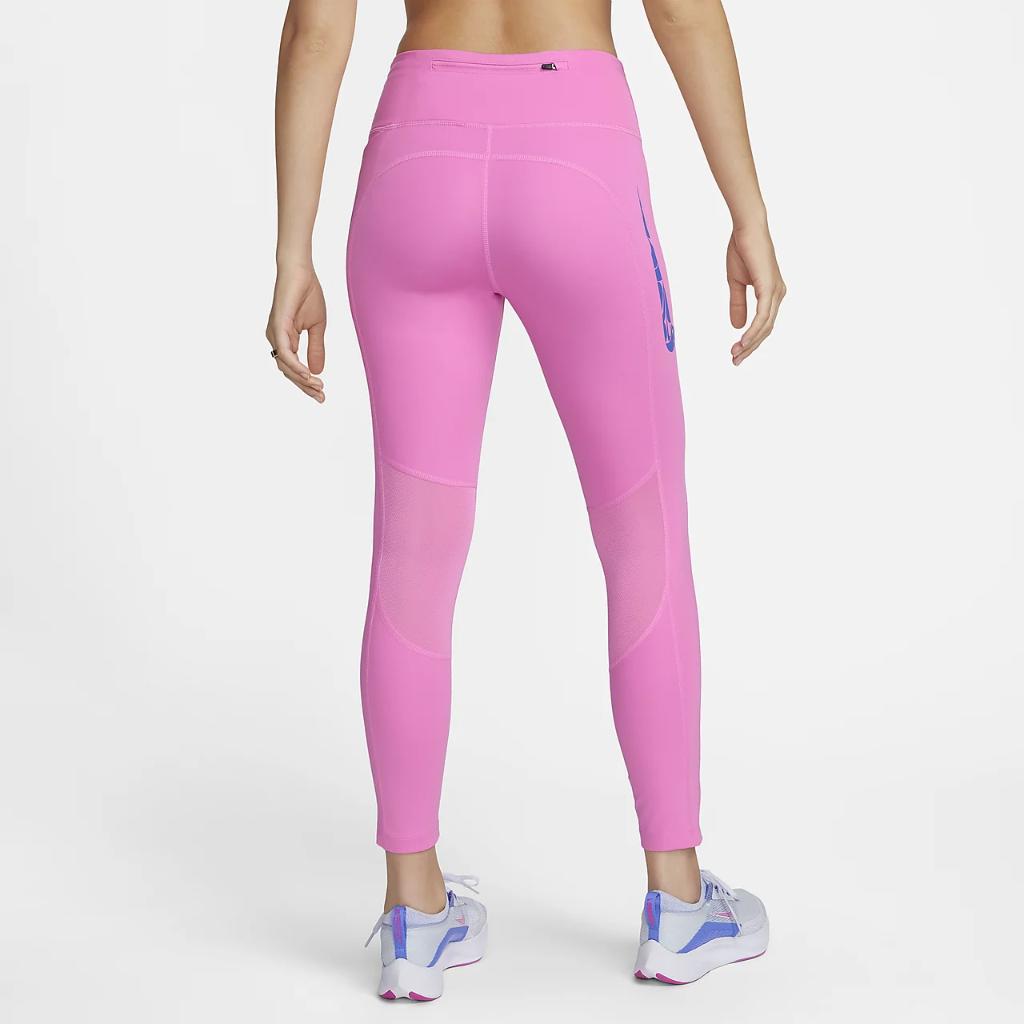 Nike Fast Women&#039;s Mid-Rise 7/8 Running Leggings with Pockets FN3268-675