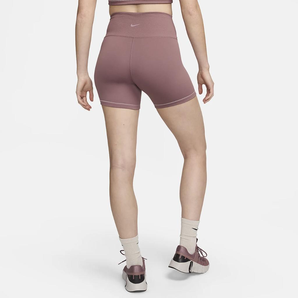 Nike One Rib Women&#039;s High-Waisted 5&quot; Biker Shorts FN3311-208