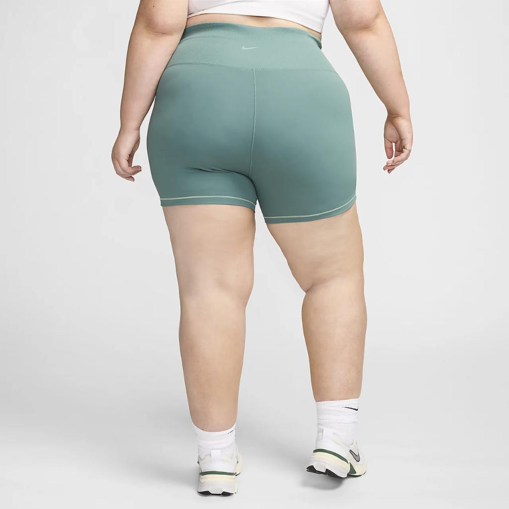Nike One Rib Women&#039;s High-Waisted 5&quot; Biker Shorts (Plus Size) FN3313-361