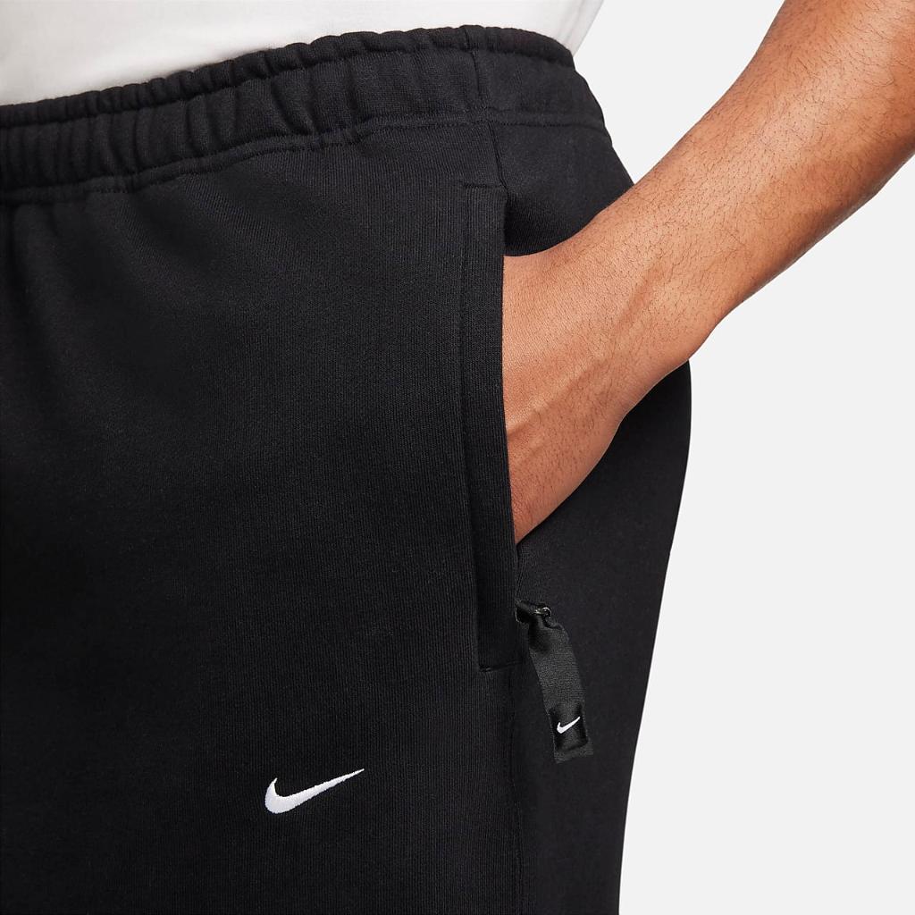Nike Sportswear Swoosh Men&#039;s Open-Hem Fleece Pants FN3342-010