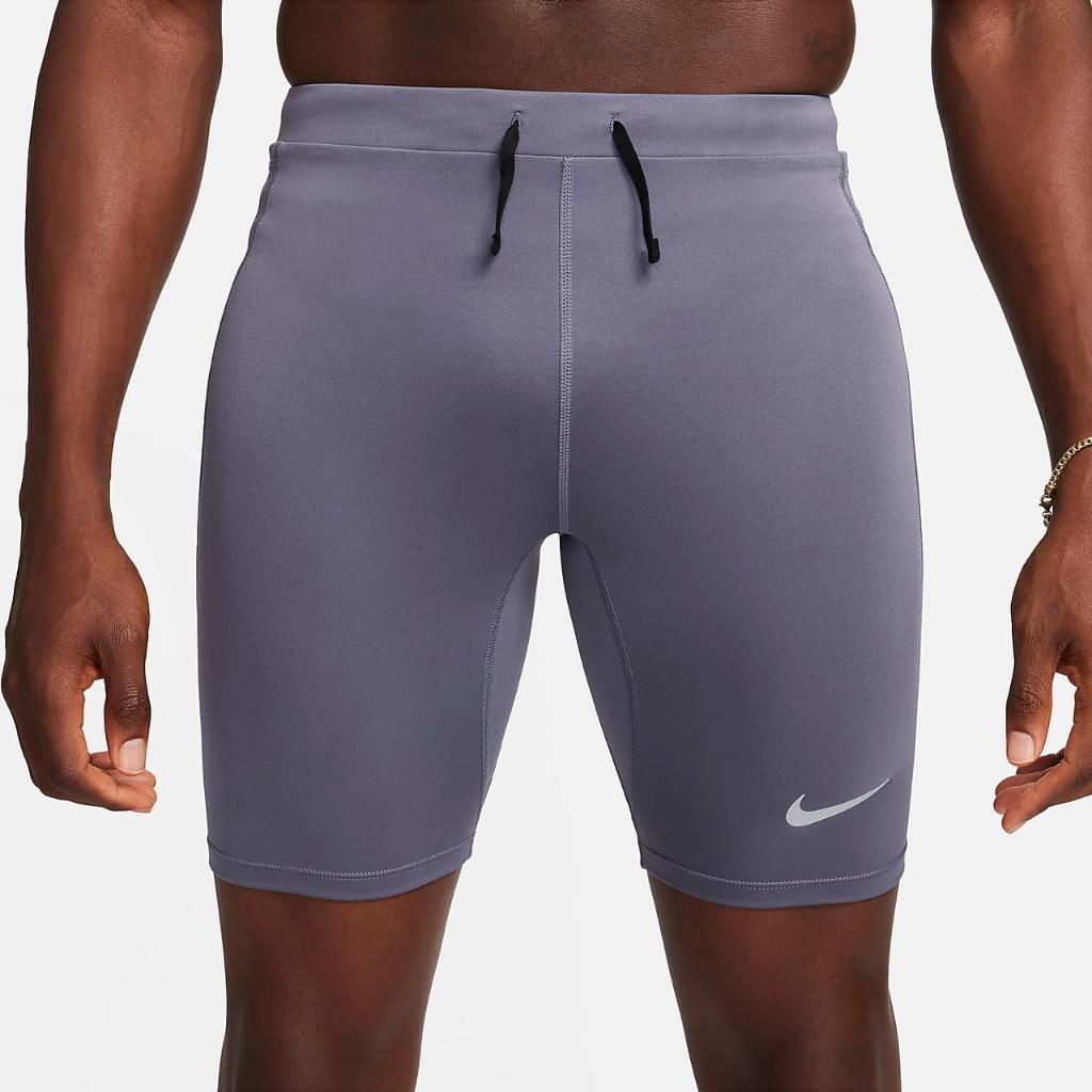 Nike Fast Men&#039;s Dri-FIT Brief-Lined Running 1/2-Length Tights FN3371-003