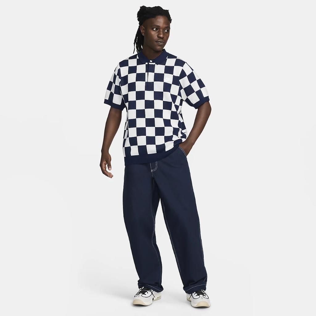 Nike Sportswear Club Men&#039;s Checkers Polo FN3422-410