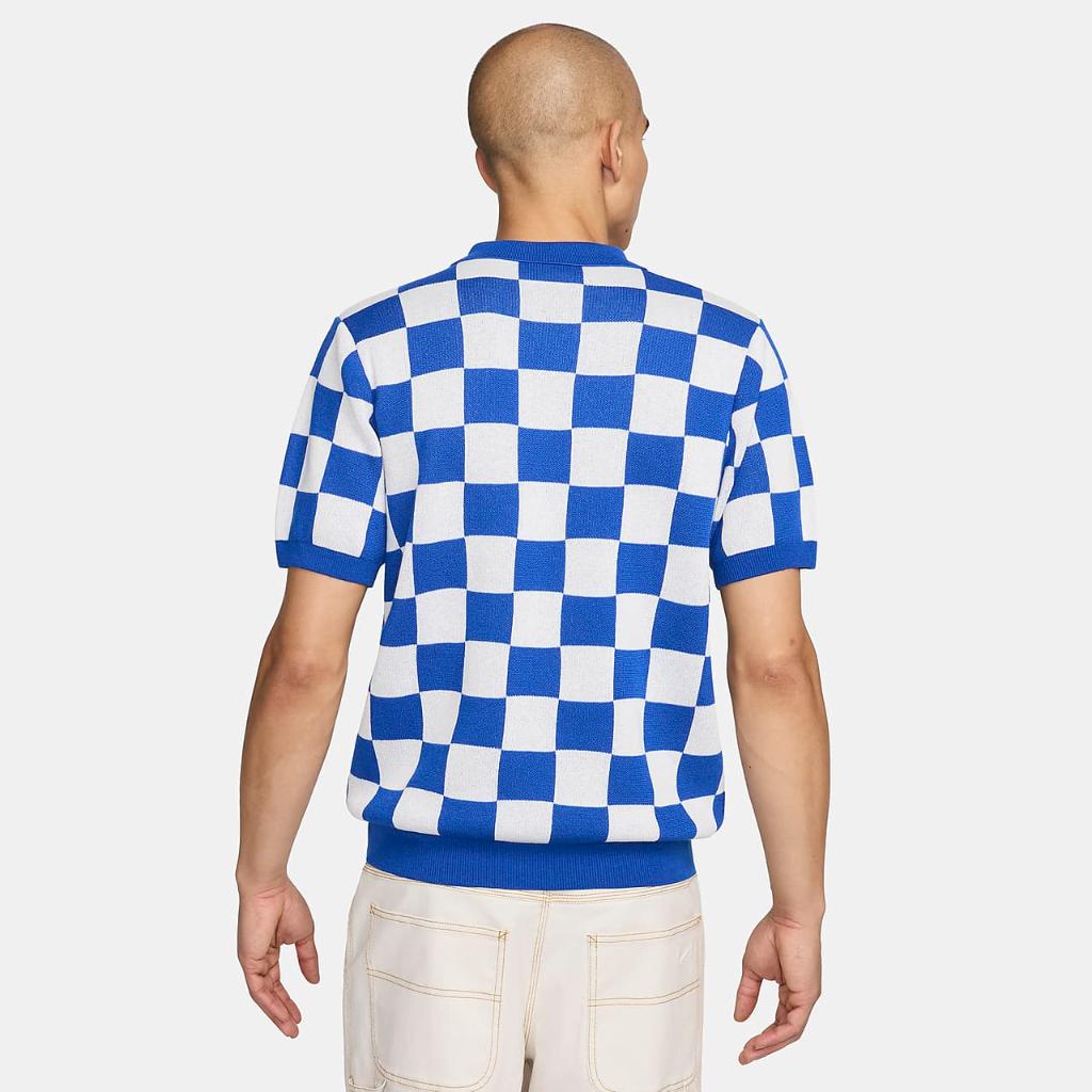 Nike Sportswear Club Men&#039;s Checkers Polo FN3422-480