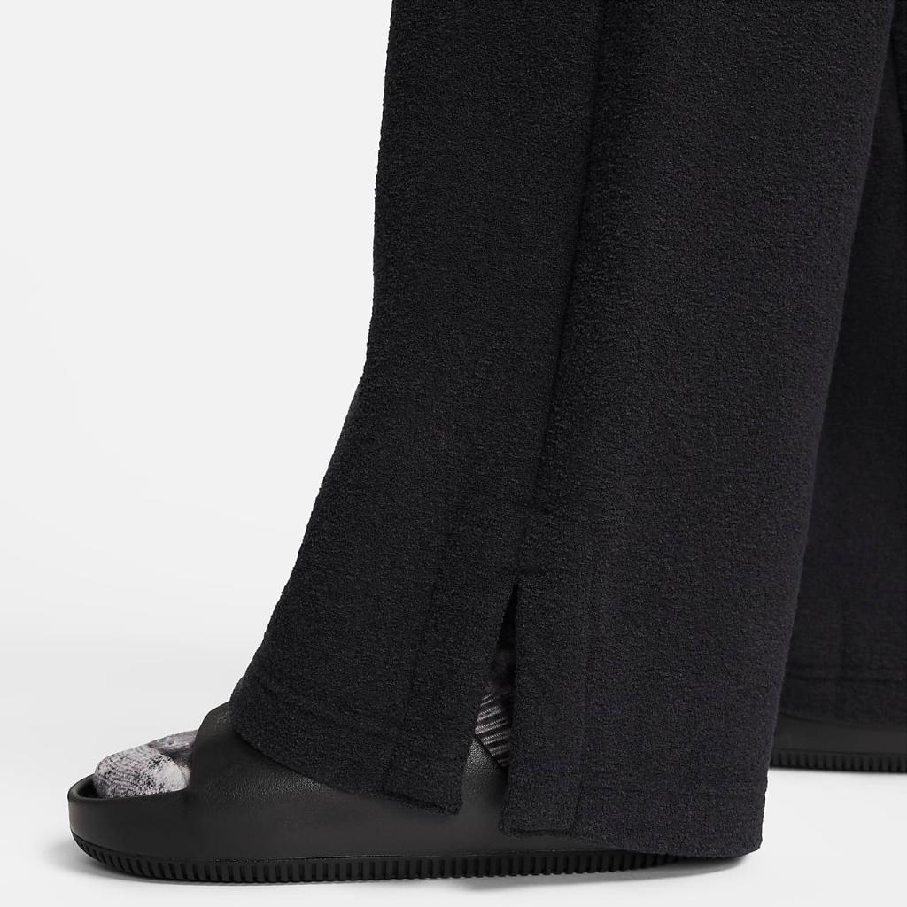 Nike Sportswear Phoenix Plush Women&#039;s High-Waisted Wide-Leg Cozy Fleece Pants FN3622-010
