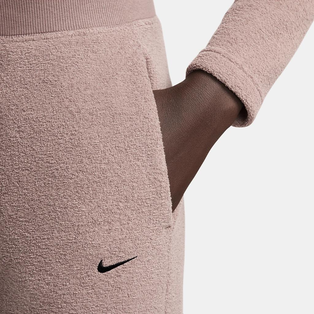 Nike Sportswear Phoenix Plush Women&#039;s High-Waisted Wide-Leg Cozy Fleece Pants FN3622-208