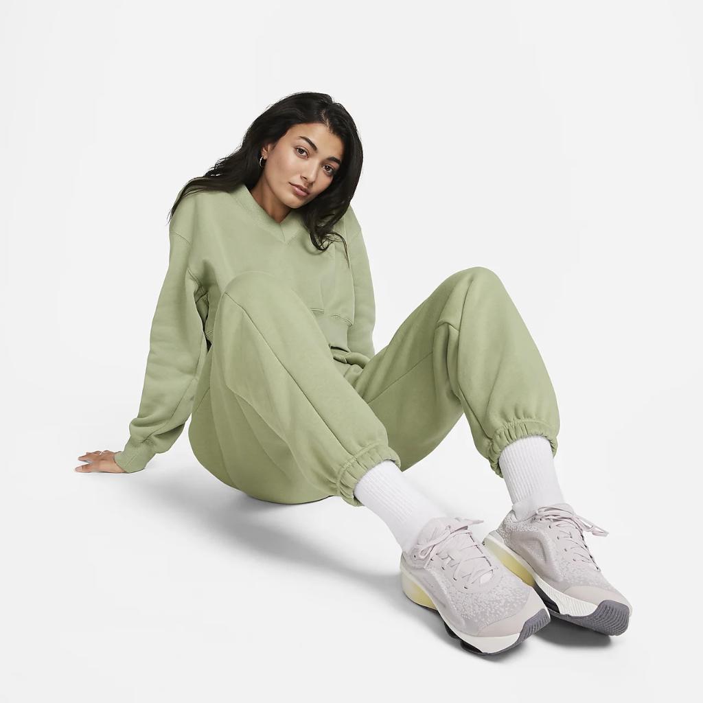 Nike Sportswear Phoenix Fleece Women&#039;s Cropped V-Neck Top FN3651-386