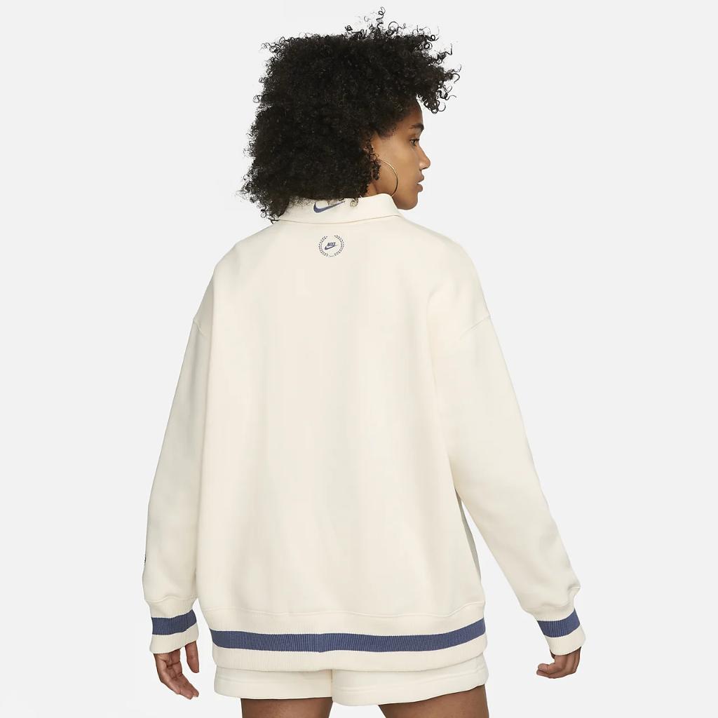 Nike Sportswear Phoenix Fleece Women&#039;s Oversized Campus Crew-Neck Sweatshirt FN3831-110