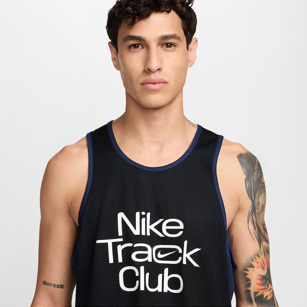 Nike Track Club Men&#039;s Dri-FIT Running Singlet FN3984-010