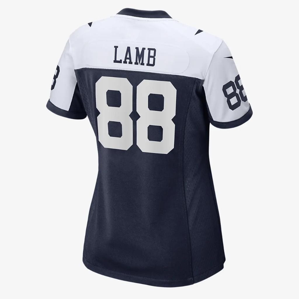 NFL Dallas Cowboys (CeeDee Lamb) Women&#039;s Game Football Jersey FN4001695-000