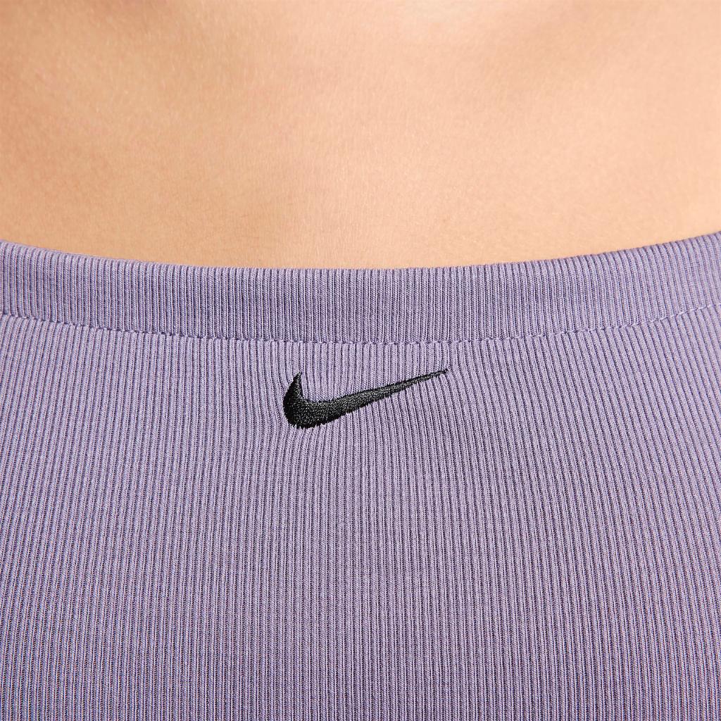 Nike Sportswear Chill Knit Women&#039;s Tight Mini-Rib Cami Dress FN4157-509