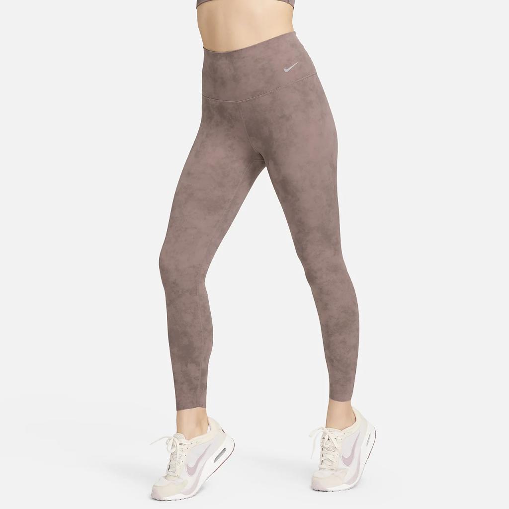 Nike Zenvy Tie-Dye Women&#039;s Gentle-Support High-Waisted 7/8 Leggings FN4167-208