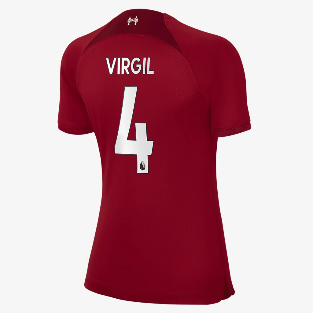 Liverpool 2022/23 Stadium Home (Virgil van Dijk) Women&#039;s Nike Dri-FIT Soccer Jersey FN4848767-LFC