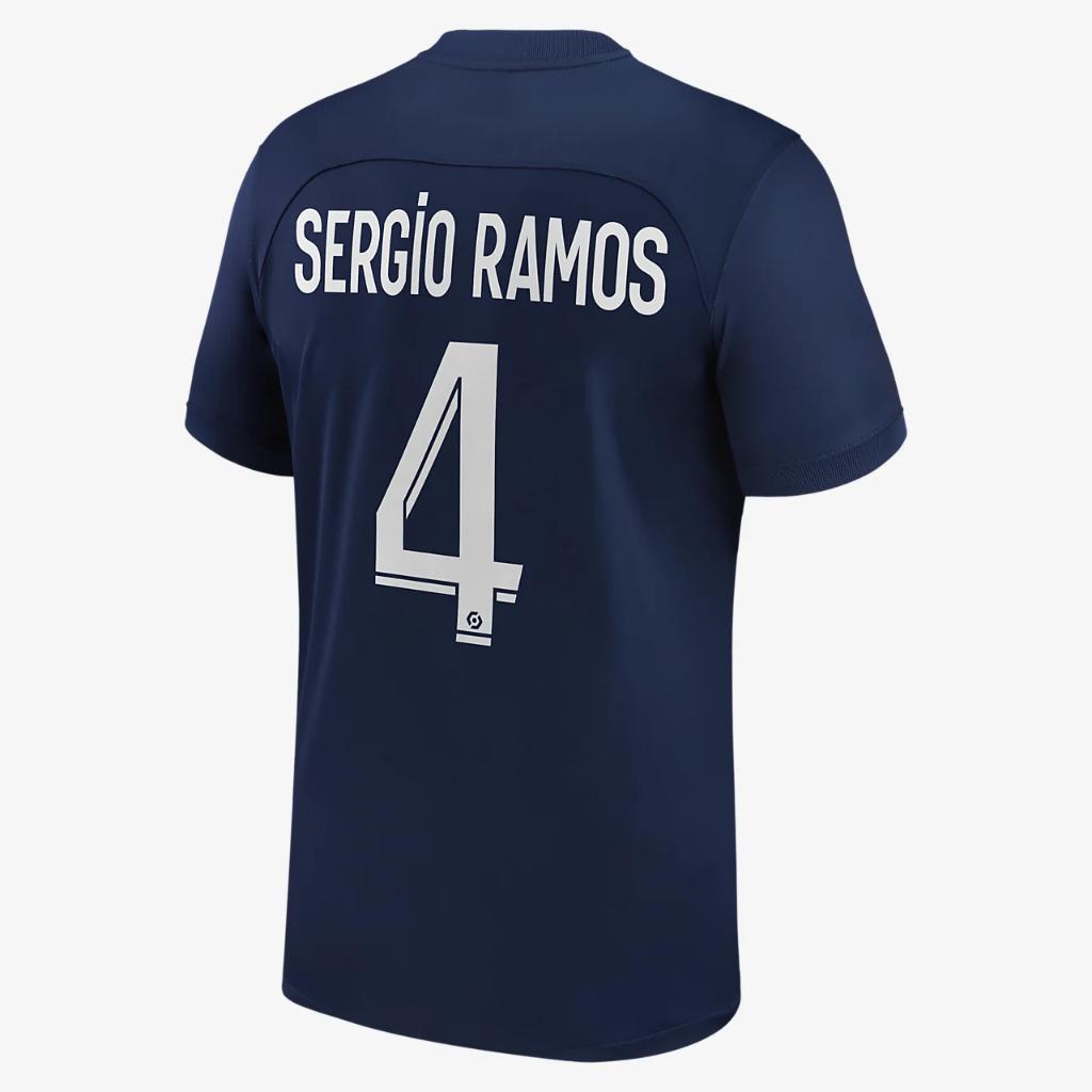 Paris Saint-Germain 2022/23 Stadium Home (Sergio Ramos) Men&#039;s Nike Dri-FIT Soccer Jersey FN4950667-PSG