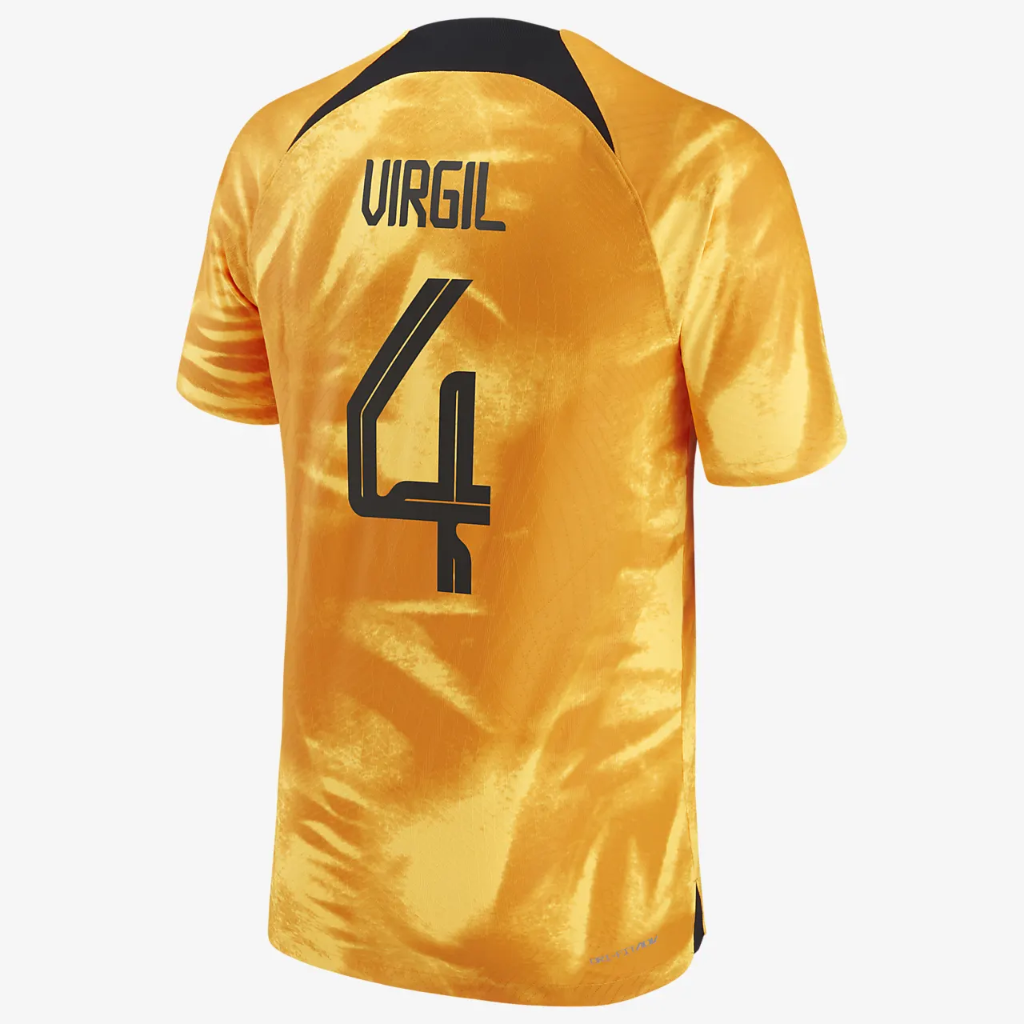 Netherlands National Team 2022/23 Vapor Match Home (Virgil van Dijk) Men&#039;s Nike Dri-FIT ADV Soccer Jersey FN5131700-NED
